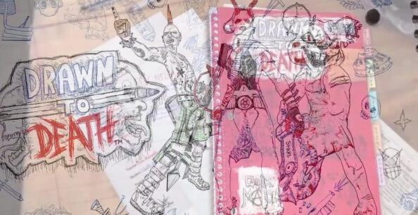 涂鸦画风很稀奇!战神主创演示PS4独占游戏《笔下之死》