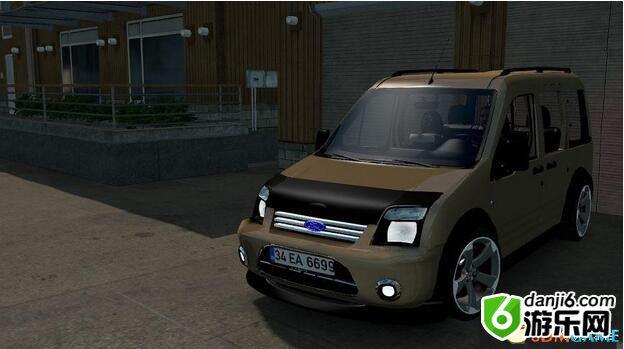 欧洲卡车模拟2 v1.28福特全顺Ford Transit ConnectMODv1.28