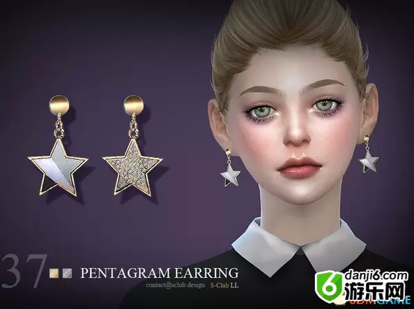 模拟人生4 v1.31N37女式星星耳坠MOD