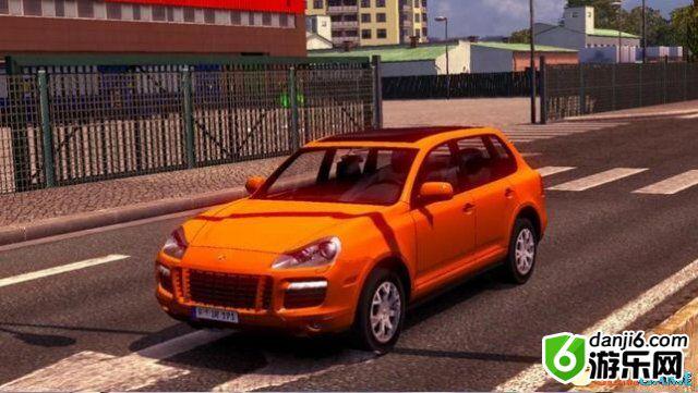 欧洲卡车模拟2 v1.28顶配保时捷卡宴Turbo S车辆mod