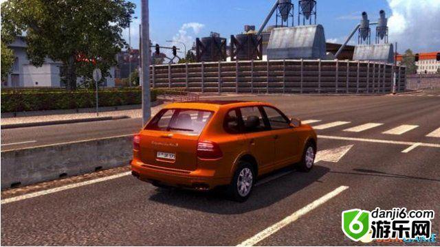 欧洲卡车模拟2 v1.28顶配保时捷卡宴Turbo S车辆mod