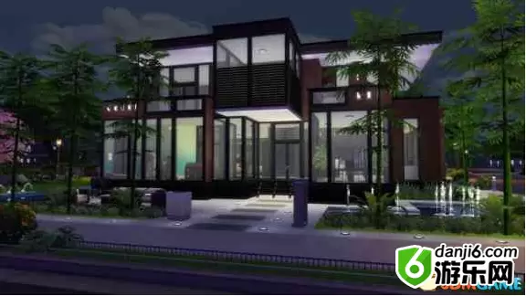 模拟人生4 v1.315卧2卫简约现代双层豪华住宅MOD