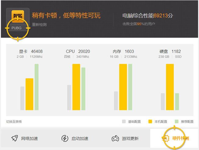 绝地求生配置检测 绝地求生国服配置检测教程