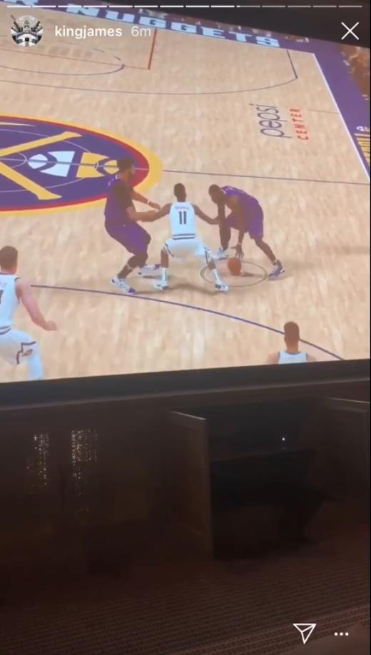 我玩我自己 勒布朗詹姆斯分享《NBA 2K20》试玩片段
