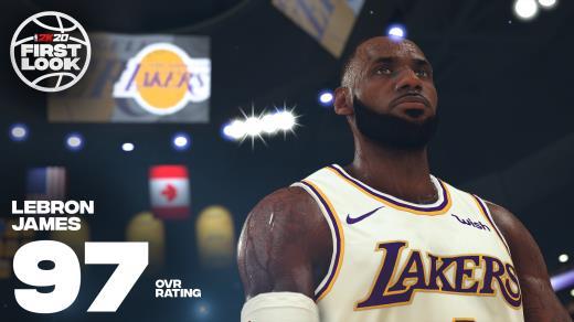 我玩我自己 勒布朗詹姆斯分享《NBA 2K20》试玩片段