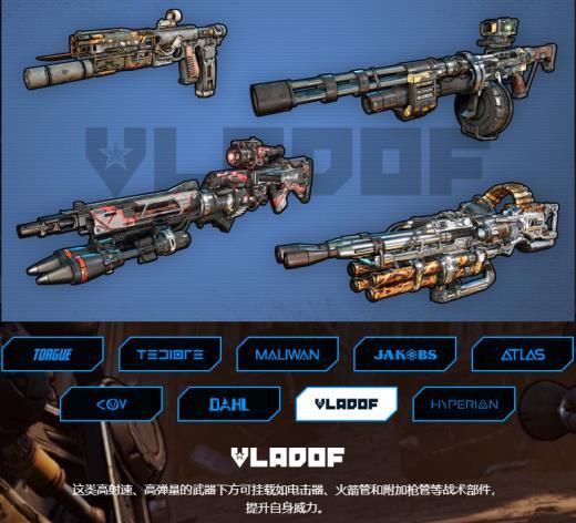 《无主之地3》九大类枪械展示 游戏共有四大星球