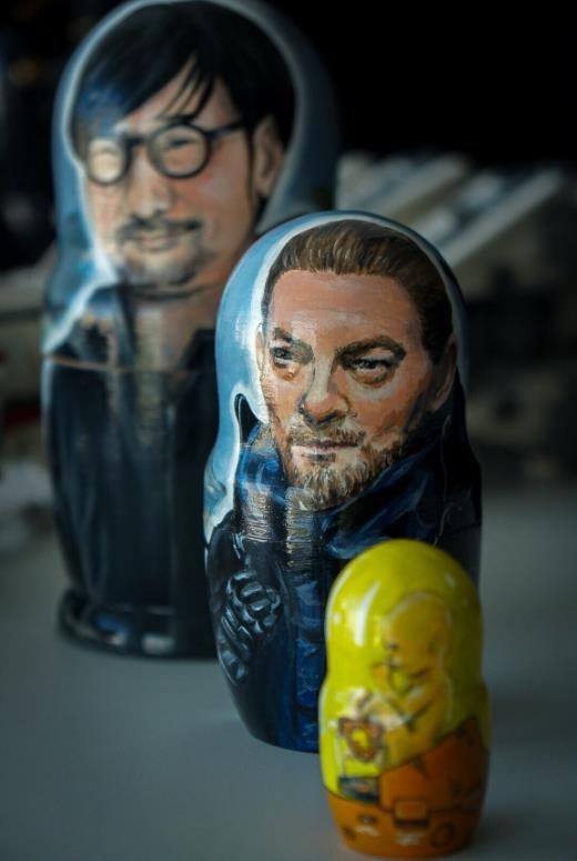 来自战斗民族的亲切问候 小岛收到《死亡搁浅》版俄罗斯套娃礼物