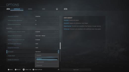 《使命召唤16：现代战争》主机版有4档辅助瞄准