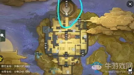 2019《一梦江湖》手游12月10日坐观万象打坐位置