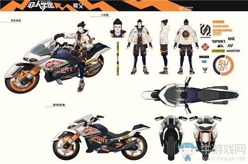 《非人学园》夸父皮肤曼岛车手图鉴特效一览