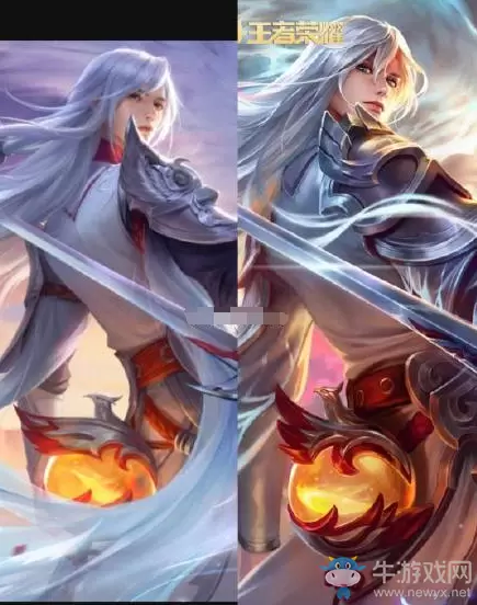 《王者荣耀》凤求凰新老原画对比图