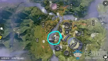 2020《一梦江湖》手游1月19日坐观万象打坐位置