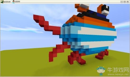 《迷你世界》螃蟹微缩模型制作攻略