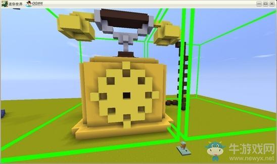 《迷你世界》电话机微缩模型制作教程