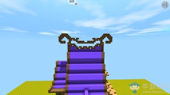 《迷你世界》巫女城堡搭建方法