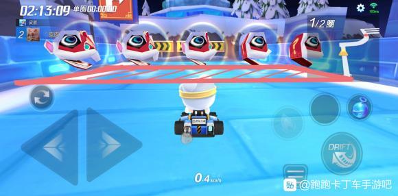 跑跑卡丁车手游龙之冰灯祭道具图水点位置大全攻略