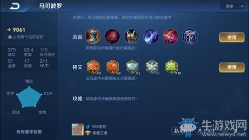 《王者荣耀》虔诚马可波罗出装铭文搭配