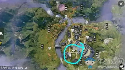 2020《一梦江湖》手游3月11日坐观万象打坐位置