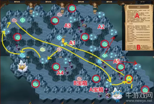 《剑与远征》凄寒高地简单走法