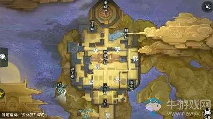 2020《一梦江湖》手游4月1日坐观万象打坐位置