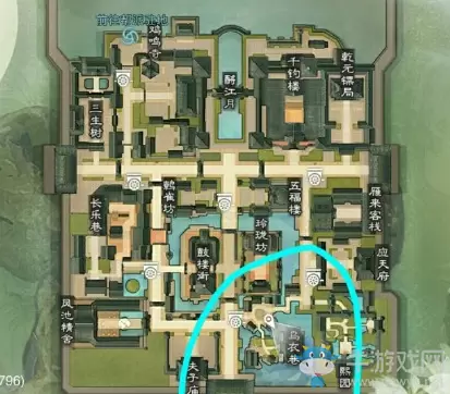 2020《一梦江湖》手游4月10日坐观万象打坐位置