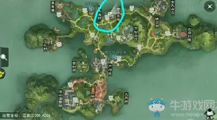 2020《一梦江湖》手游4月10日坐观万象打坐位置