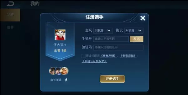 王者荣耀电竞选手怎么弄