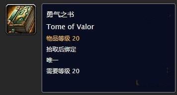 魔兽世界怀旧服勇气之书通关攻略