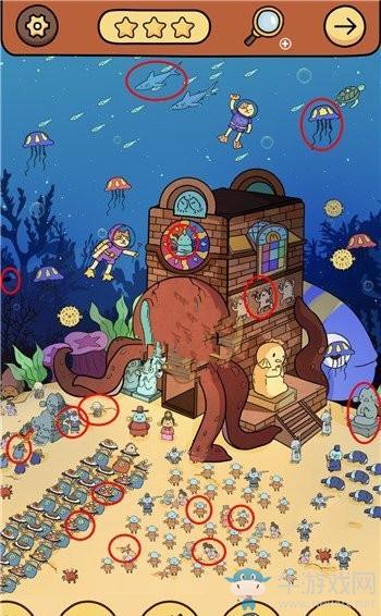 《脑洞大侦探》章鱼王朝三星通关攻略