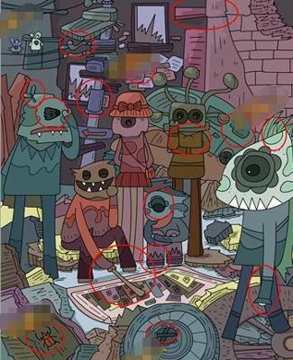 《脑洞大侦探》找隐藏第18关三星通关攻略