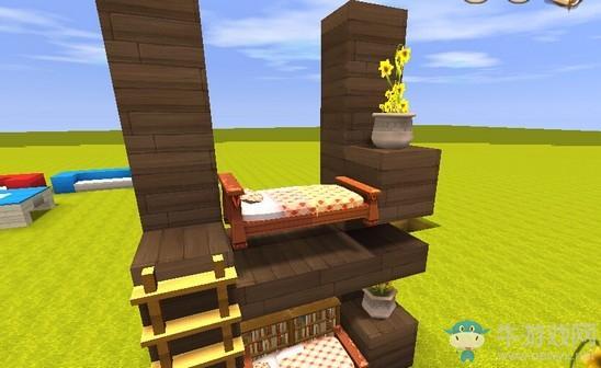 《迷你世界》双层床教程