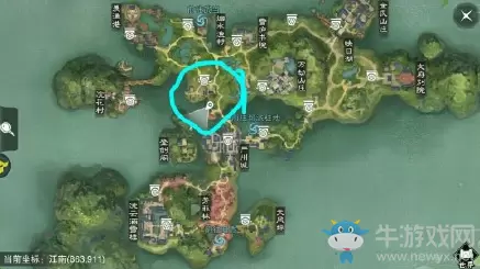 2020《一梦江湖》手游6月10日坐观万象打坐位置