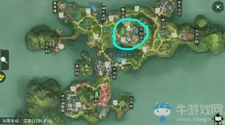 2020《一梦江湖》手游7月13日坐观万象打坐位置