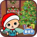 迷你城堡圣诞节