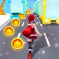 圣诞公主跑步冲浪游戏