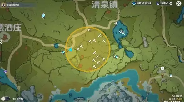 原神藏宝地12位置 藏宝地12多人挑战攻略图片2