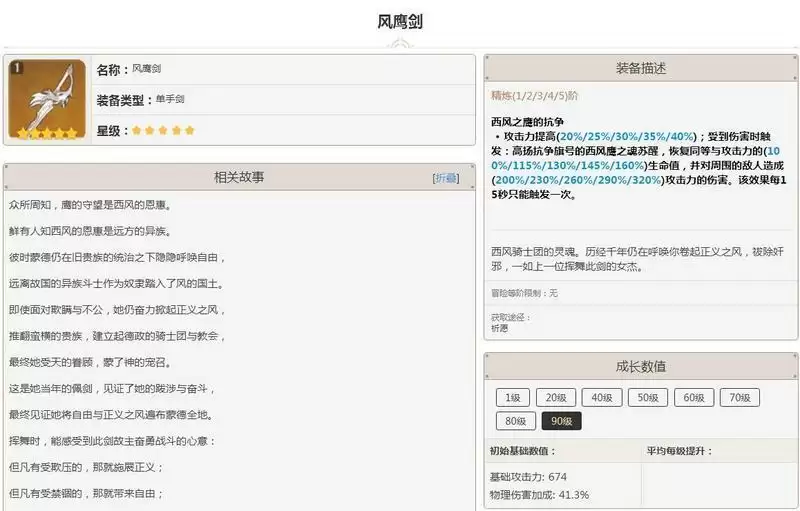 风鹰剑90级属※