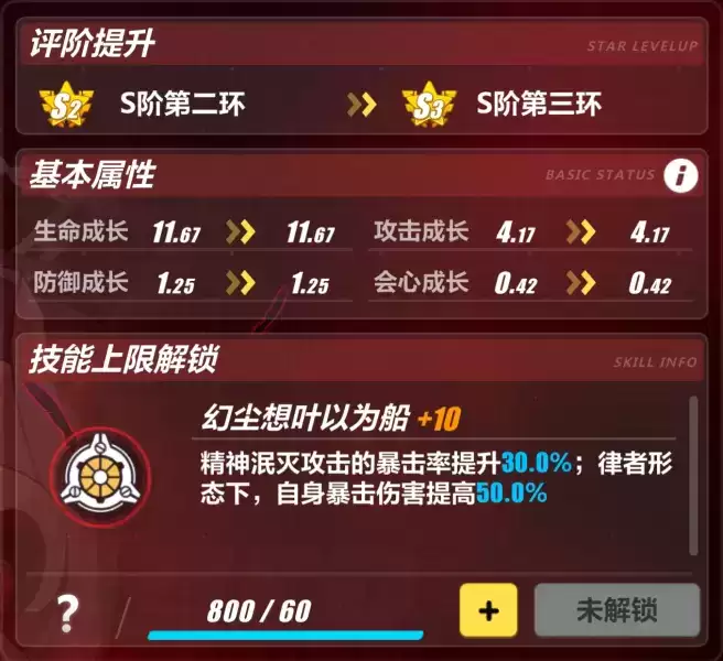 崩坏3识之律者升阶提升大吗 识之律者S1、S2及S3提升分析