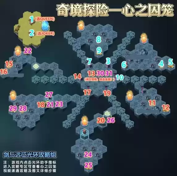 剑与远征奇境探险心之囚笼通关图文攻略