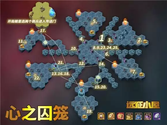 剑与远征心之囚笼通关攻略路线图一览