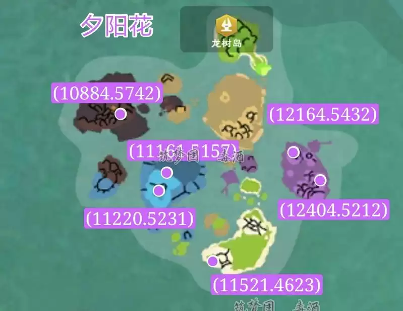 创造与魔法龙树岛资源分布图 龙树岛资源战宠位置攻略图片62