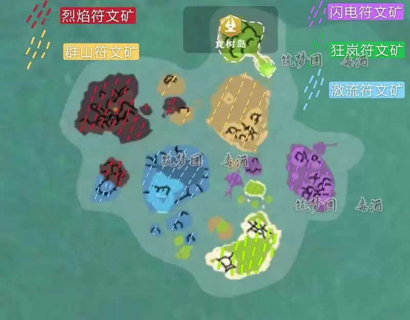 创造与魔法龙树岛资源分布图 龙树岛资源战宠位置攻略图片74