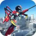 火柴蜘蛛英雄城市奔跑