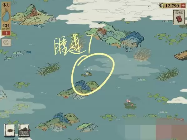 江南百景图睡莲在哪找？钱塘门睡莲位置大全图片8