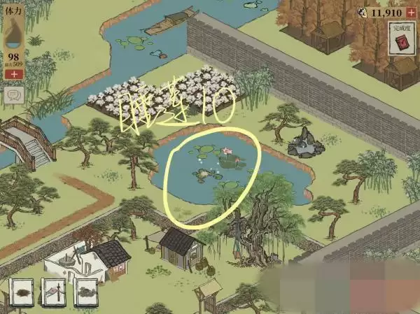 江南百景图睡莲在哪找？钱塘门睡莲位置大全图片11