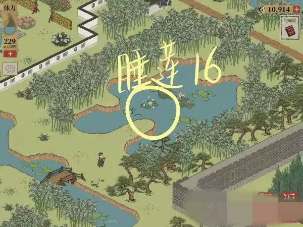 江南百景图睡莲在哪找？钱塘门睡莲位置大全图片17