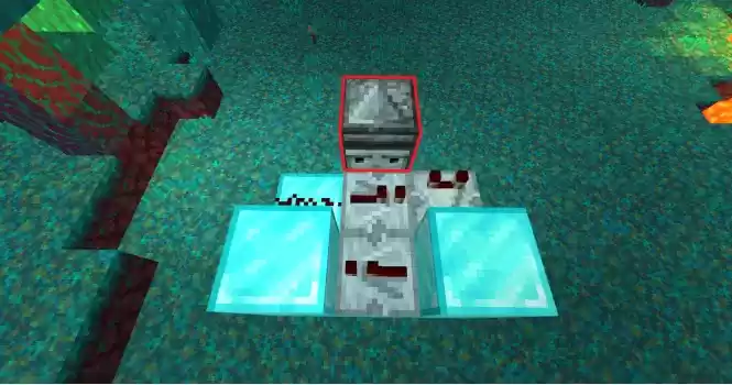 我的世界手游下界自动刷菌器怎么制作？下界自动刷菌器制作方法图片6