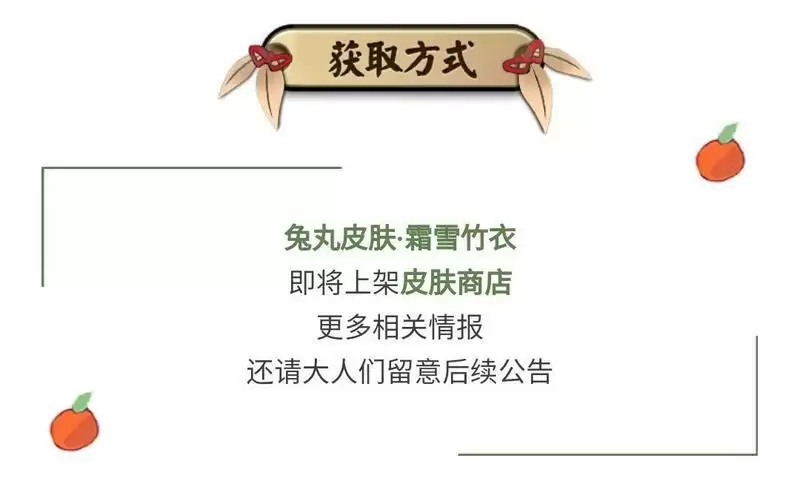 阴阳师兔丸霜雪竹衣皮肤外观一览