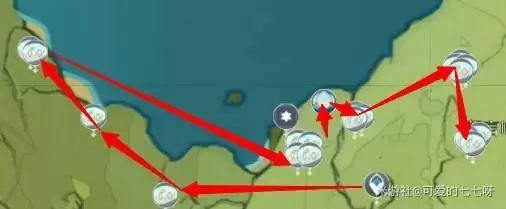 原神刷史莱姆路线推荐