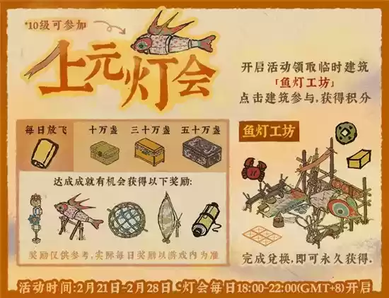 江南百景图上元灯会参加方法一览 上元灯会如何参加